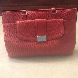 Nine West red tote